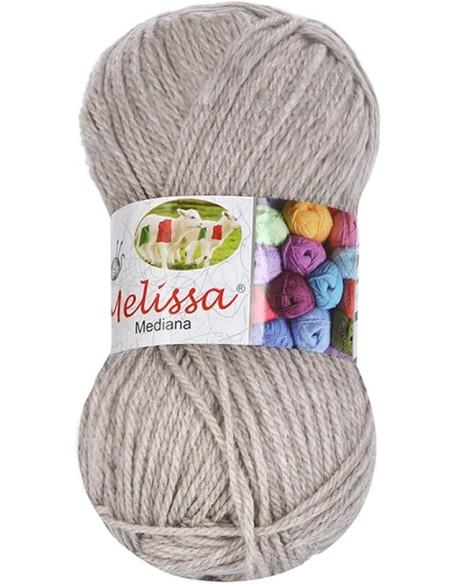 Melissa Hilo 100% Acrilico Ovillo de Lana Mediana 200m 100g para DIY Tejer y Ganchillo, Certificado OEKO-TEX Standard 100