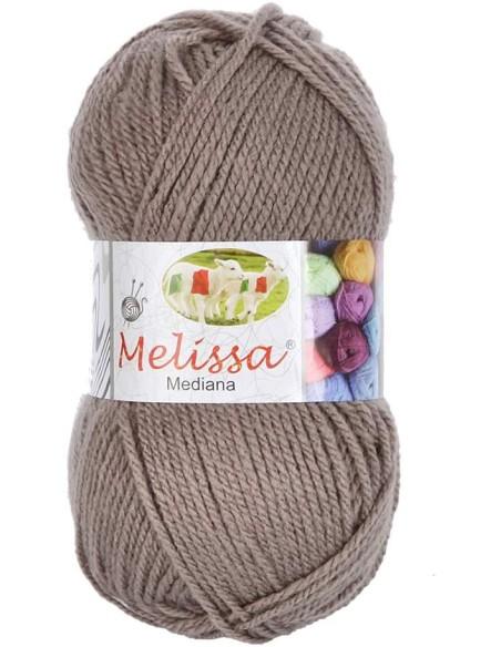 Melissa Hilo 100% Acrilico Ovillo de Lana Mediana 200m 100g para DIY Tejer y Ganchillo, Certificado OEKO-TEX Standard 100
