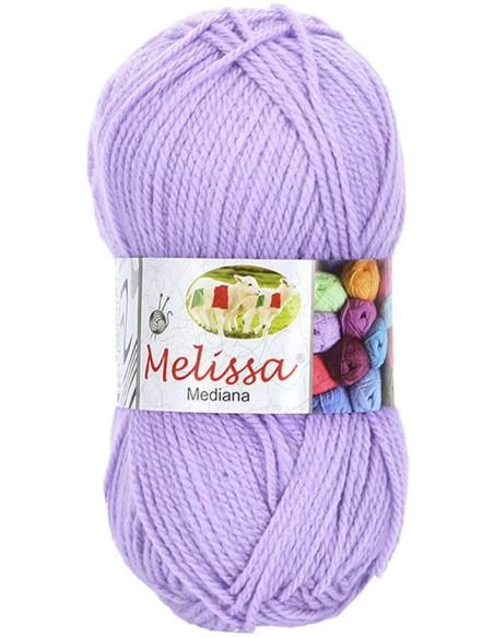 Melissa Hilo 100% Acrilico Ovillo de Lana Mediana 200m 100g para DIY Tejer y Ganchillo, Certificado OEKO-TEX Standard 100
