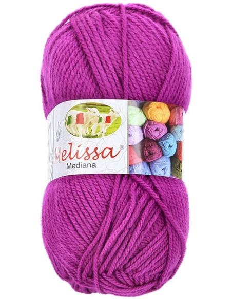 Melissa Hilo 100% Acrilico Ovillo de Lana Mediana 200m 100g para DIY Tejer y Ganchillo, Certificado OEKO-TEX Standard 100