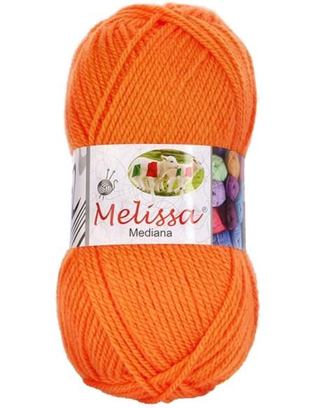 Melissa Hilo 100% Acrilico Ovillo de Lana Mediana 200m 100g para DIY Tejer y Ganchillo, Certificado OEKO-TEX Standard 100