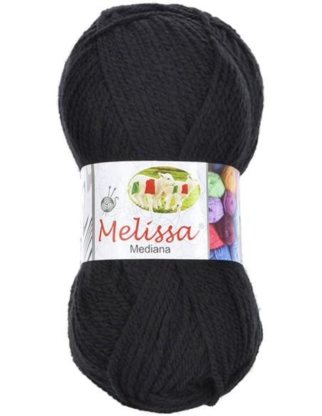 Melissa Hilo 100% Acrilico Ovillo de Lana Mediana 200m 100g para DIY Tejer y Ganchillo, Certificado OEKO-TEX Standard 100