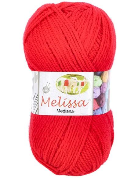 Melissa Hilo 100% Acrilico Ovillo de Lana Mediana 200m 100g para DIY Tejer y Ganchillo, Certificado OEKO-TEX Standard 100