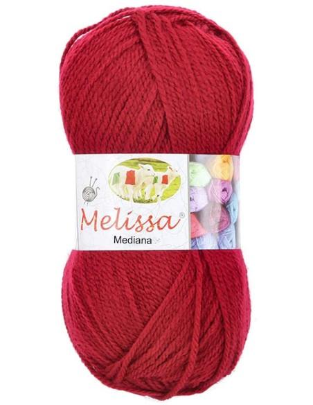 Melissa Hilo 100% Acrilico Ovillo de Lana Mediana 200m 100g para DIY Tejer y Ganchillo, Certificado OEKO-TEX Standard 100