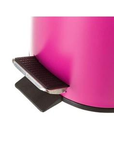 Juego de 2 Accesorios de Baño o Papelera contemporánea 3 litros y escobillero  Burdeos    2