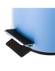 Juego de 2 Accesorios de Baño o Papelera contemporánea 3 litros y escobillero  Azul   2