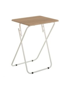 Mesita Plegable Nórdica de Madera Marrón 47x37x65cm