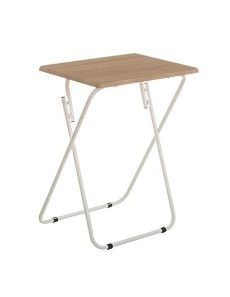 Mesita Plegable Nórdica de Madera Marrón 47x37x65cm