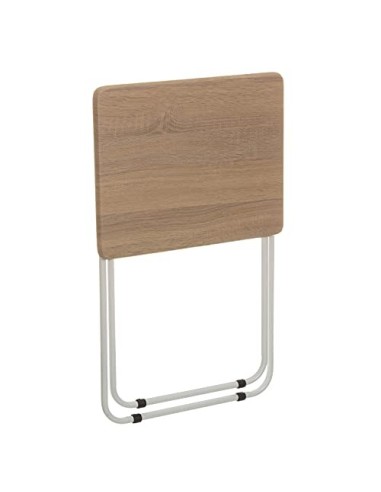 Mesita Plegable Nórdica de Madera Marrón 47x37x65cm