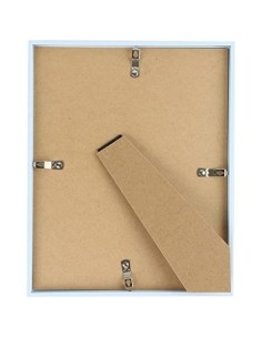 Marco de Fotos 20 x 30 cm Blanco Estilo Sencillo PVC Panel de Cristal Marco de Fotos para Decoración 2