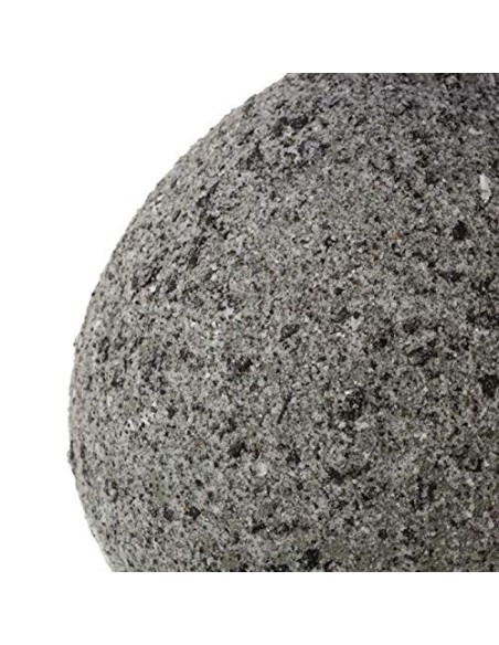 Lámpara de mesita de noche contemporánea de cerámica gris de 28x19x19 cm