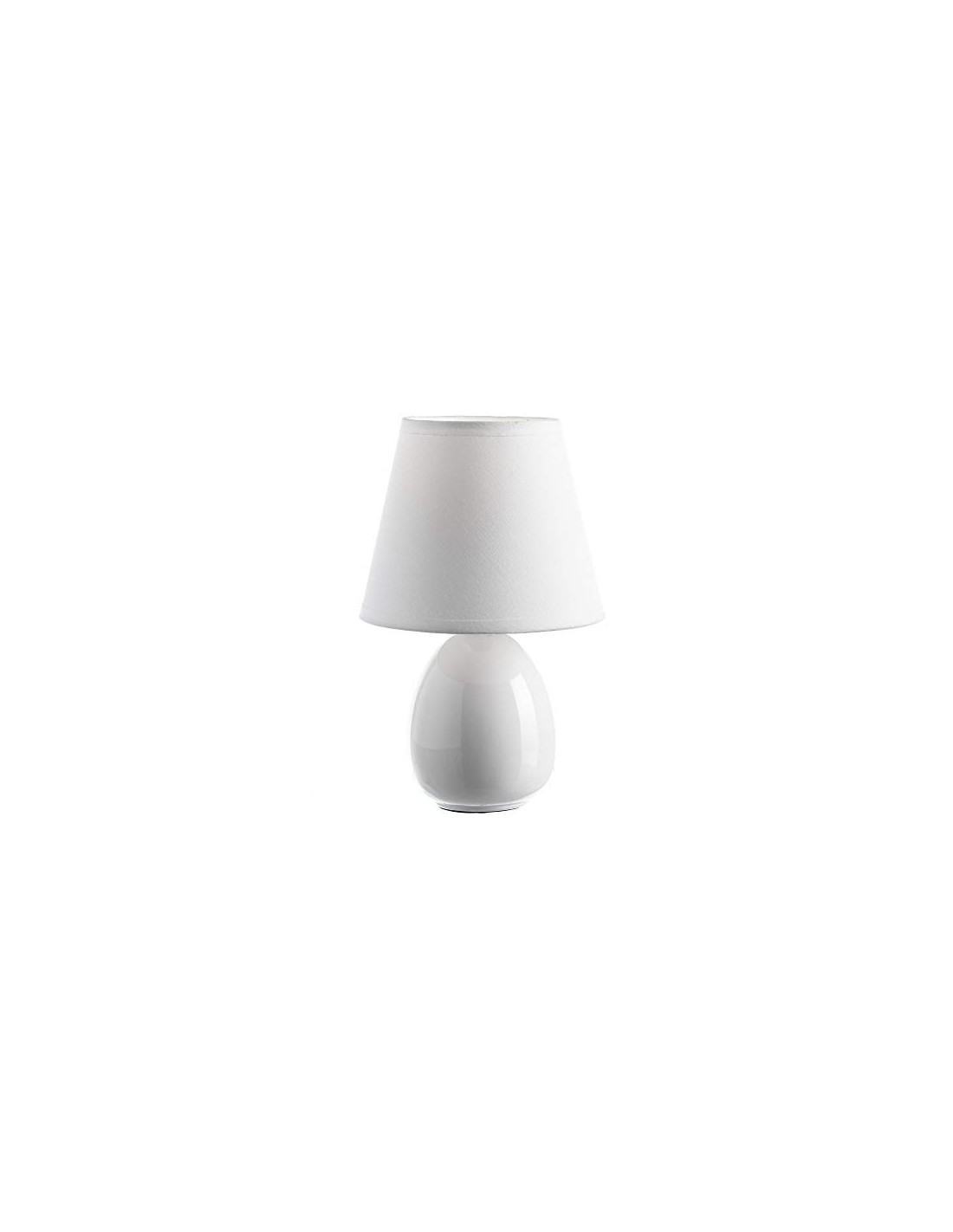 Lámpara de mesita de noche tallada luxury cristal blanca de29x15x15 cm  VERRE
