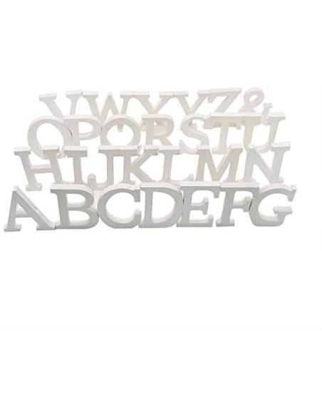 Letras y números de madera alfabeto para decoración 15 cm