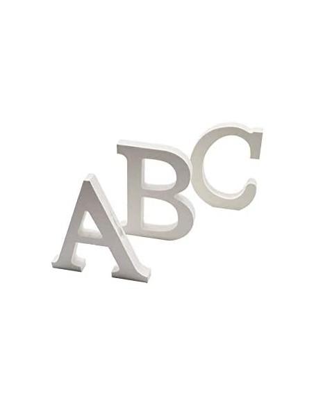 Letras y números de madera alfabeto para decoración 15 cm