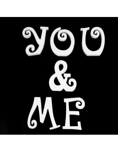 Letras y números de madera alfabeto...