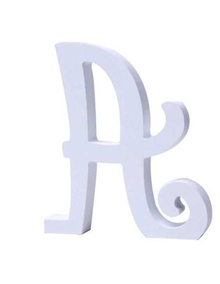 Letras y números de madera alfabeto para decoración 15cm