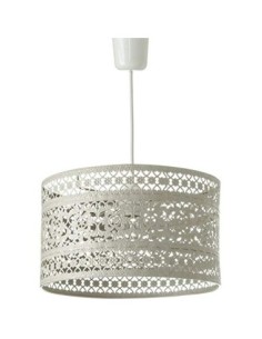 Lámpara de techo de metal beige de 18x29x29 cm