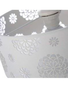 Lámpara de techo moderna blanca de poliéster de Ø 30x23 cm. 2