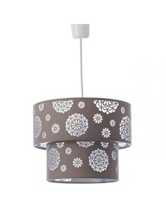 Lámpara de techo moderna beige de poliéster de Ø 30x23 cm