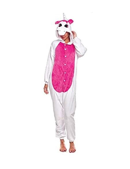 suéter martillo Representación Pijama Unicornio Fucsia Mujer Hombre Adulto Unisexo Disfraces Animal  Carnaval Halloween Cosplay Cómodo Suave | Hansel Home