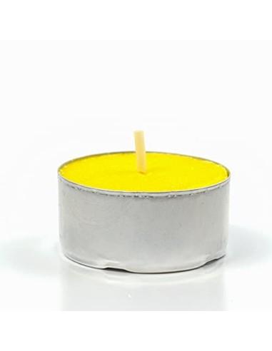 H HANSEL HOME Velas de Té Citronela Tealight Citronela Perfumada Antimosquitos Velas Citronela - Pack 60 Velas, 4,5 Horas de 