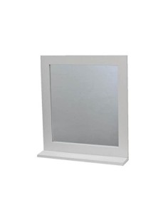 2 en 1 Espejo y Estante de baño - Diseño puro y sencillo