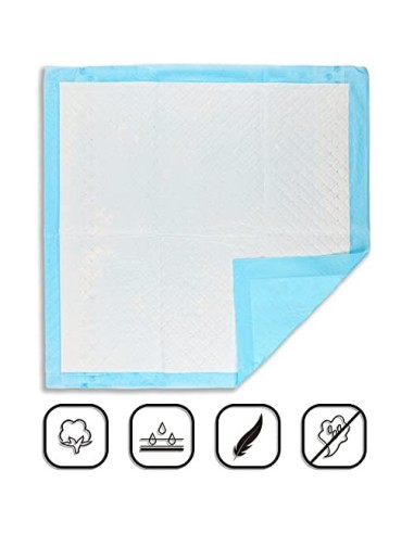 H HANSEL HOME Empapadores para Perros Gatos, Empapadores para Mascotas Toallitas de Entrenamiento para Mascotas  20 pcs 60 * 