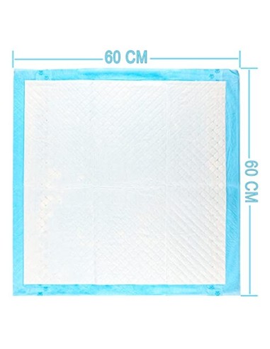 H HANSEL HOME Empapadores para Perros Gatos, Empapadores para Mascotas Toallitas de Entrenamiento para Mascotas  20 pcs 60 * 