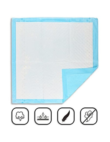 H HANSEL HOME Empapadores para Perros Gatos, Empapadores para Mascotas Toallitas de Entrenamiento para Mascotas  20 pcs 60 * 