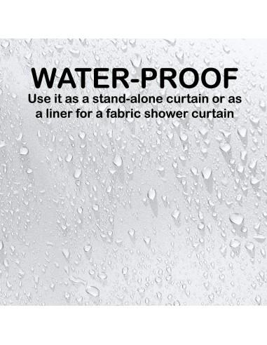 Cortina de Ducha Lisa para baño con...