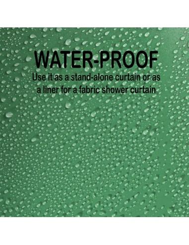 Cortina de Ducha Lisa para baño con...