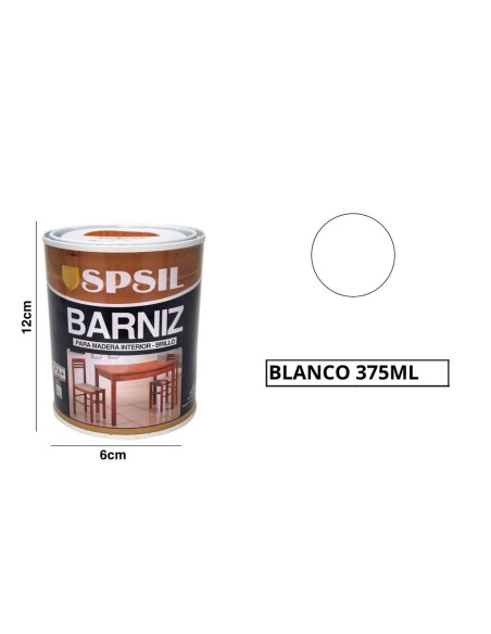 SPSIL Pintura Barniz para Madera, Pintura de Rápido Secado para Superfícies Interiores 375 ML | Hansel Home