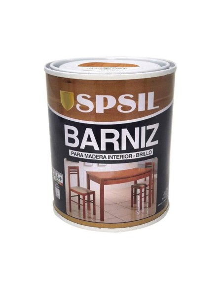SPSIL Pintura Barniz para Madera, Pintura Barniz de Rápido Secado para Superfícies Interiores 375 ML