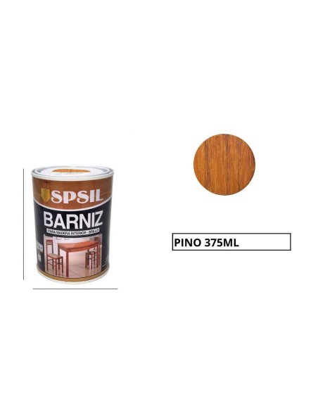 SPSIL Pintura Barniz para Madera, Pintura Barniz de Rápido Secado para Superfícies Interiores 375 ML