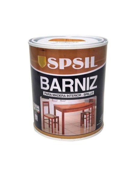SPSIL Pintura Barniz para Madera, Pintura Barniz de Rápido Secado para Superfícies Interiores 375 ML