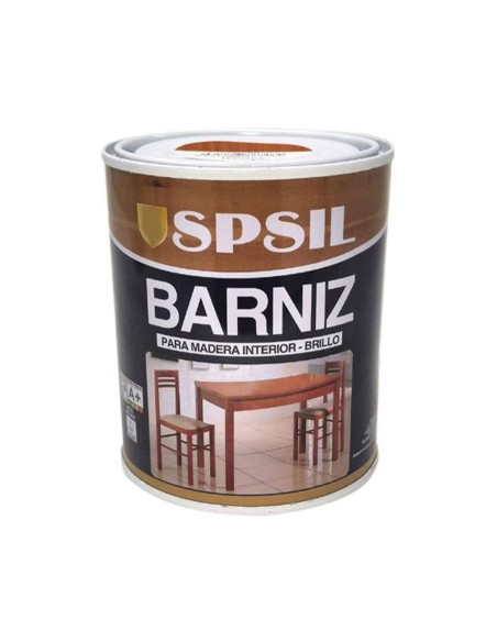 SPSIL Pintura Barniz para Madera, Pintura Barniz de Rápido Secado para Superfícies Interiores 375 ML