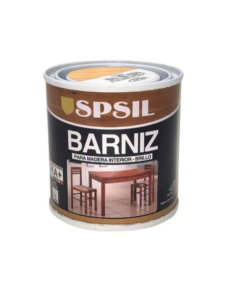 SPSIL Pintura Barniz para Madera, Pintura Barniz de Rápido Secado para Superfícies Interiores 375 ML