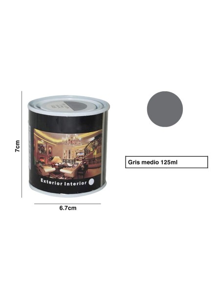 SPSIL Pintura Esmalte al Disolvente para Madera y Metal Interiores y Exteriores