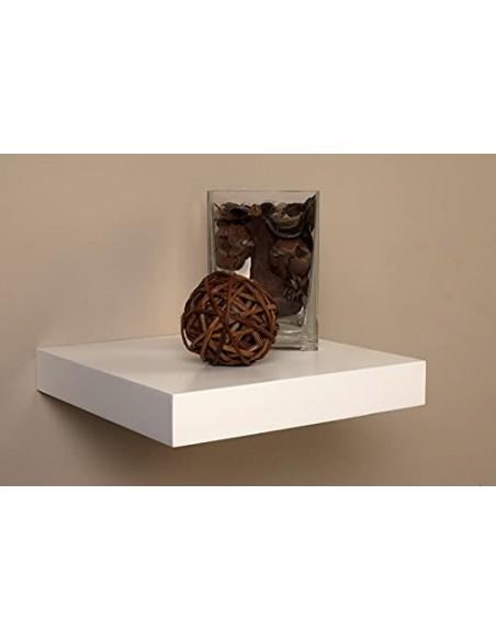 Estantería para Pared 25x25x4cm Color Blanco Estantes Pared Baldas Pared Fijación Invisible