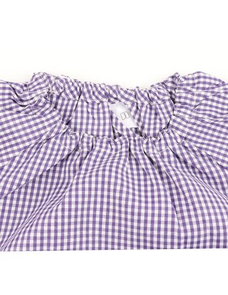 Bata Escolar, Babi Escolar, Infantil Sin Botones Niño y Niña, Elástica en Puño y Cuello