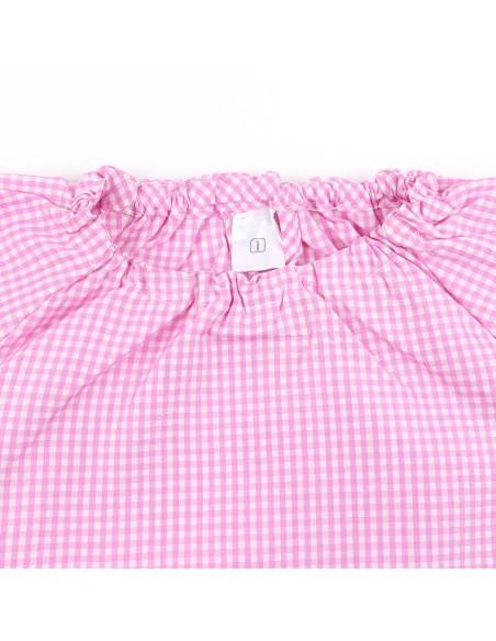 Bata Escolar, Babi Escolar, Infantil Sin Botones Niño y Niña, Elástica en Puño y Cuello