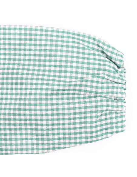 Bata Escolar, Babi Escolar, Infantil Sin Botones Niño y Niña, Elástica en Puño y Cuello