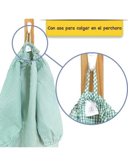 Bata Escolar, Babi Escolar, Infantil Sin Botones Niño y Niña, Elástica en Puño y Cuello