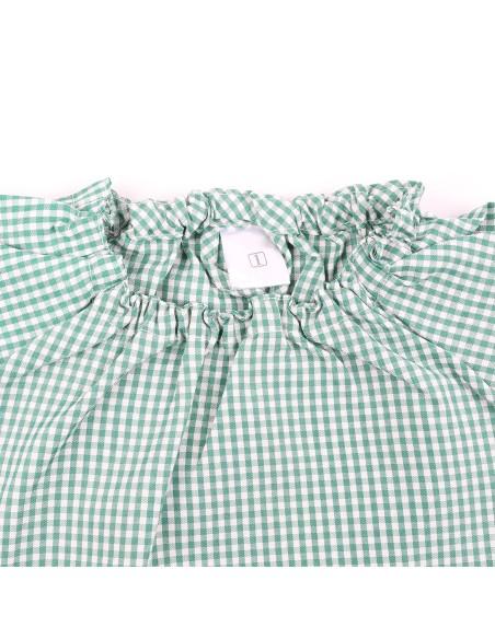 Bata Escolar, Babi Escolar, Infantil Sin Botones Niño y Niña, Elástica en Puño y Cuello