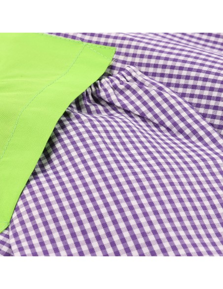 Bata Escolar, Baby Escolar, Babi para Colegio Infantil Sin Botones Niño y Niña, Elástica en Puño y Cuello