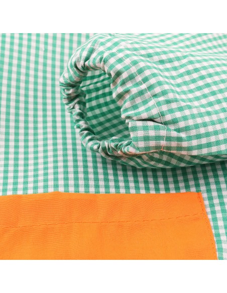 Bata Escolar, Baby Escolar, Babi para Colegio Infantil Sin Botones Niño y Niña, Elástica en Puño y Cuello