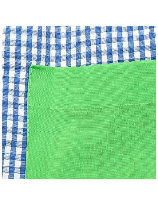 H HANSEL HOME Bata Escolar Infantil Multicolor Baby Infantil de Cuadros -  2-3 años, Azul 