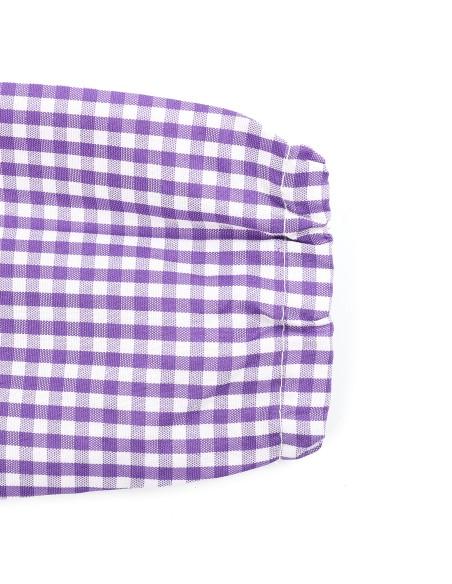 Bata Escolar Infantil Multicolor, Baby Infantil de Cuadros grandes