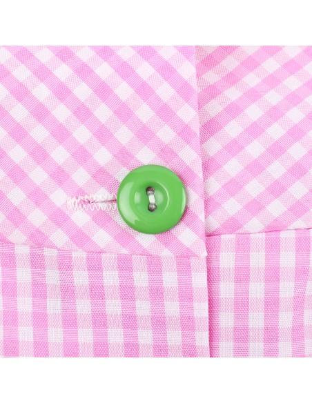 Bata Escolar Infantil Multicolor, Baby Infantil de Cuadros grandes