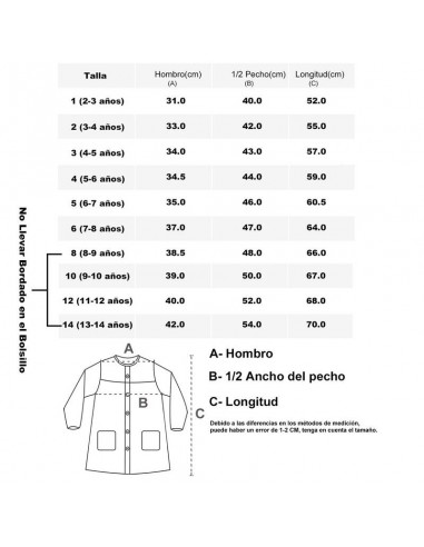 Comprar Bata escolar lila Combi